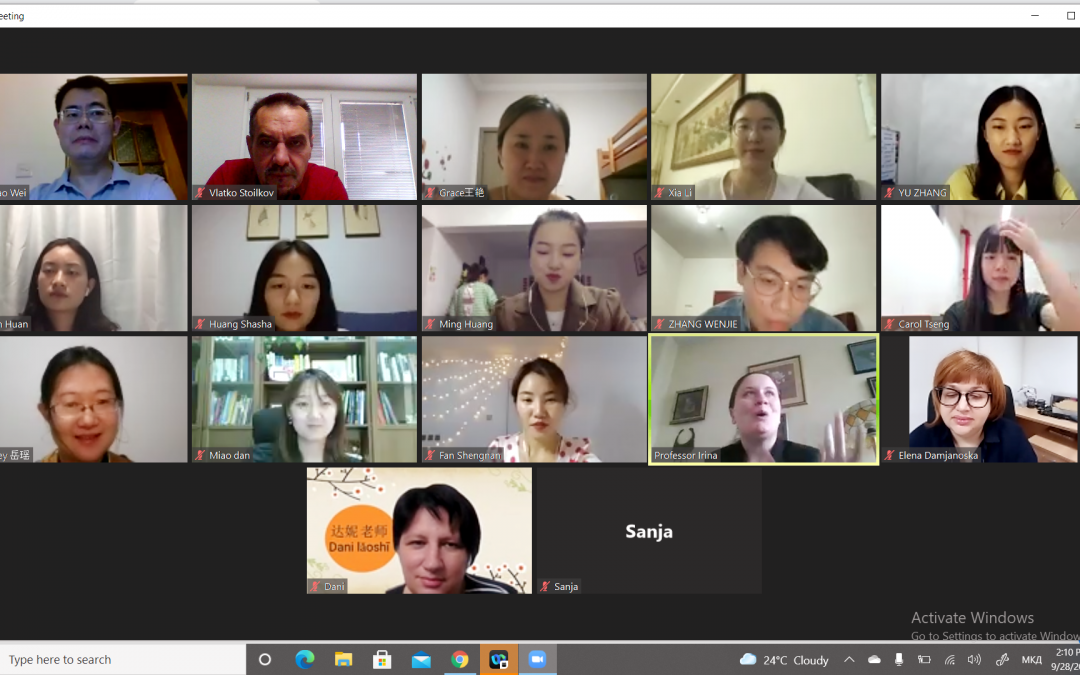 A New Group of Online Volunteer Teachers Joined the Confucius Institute at UKIM